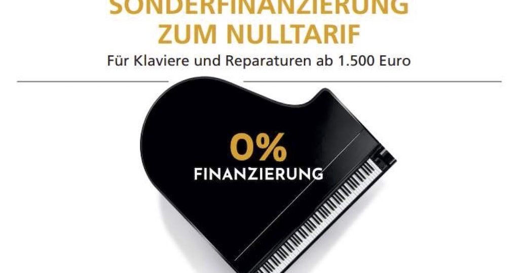 Grand piano 0% financing