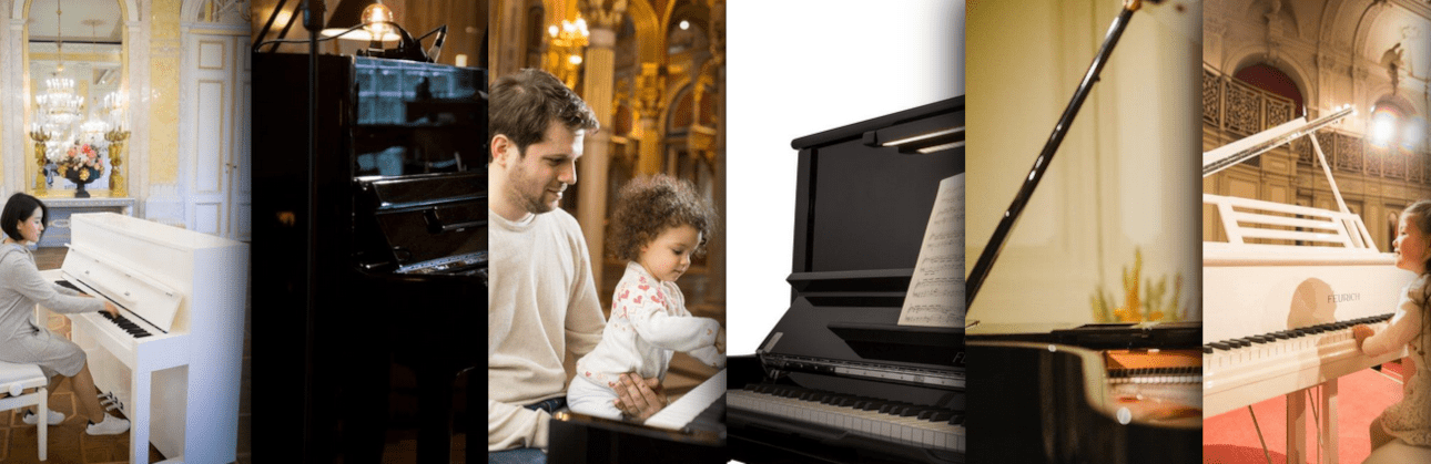 Impressions on Feurich Classic child playing piano